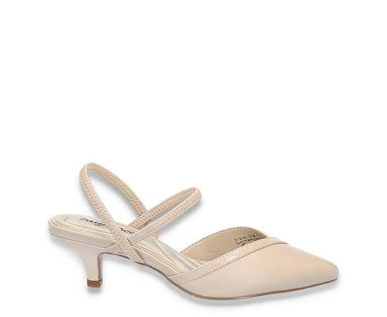 Easy Street Women's Unna Pumps - Nude Patent