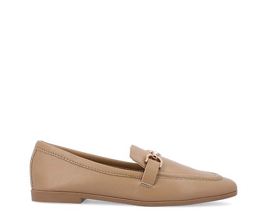 Journee Collection Mizza Womens Square Closed Toe Loafers, 9 Medium, Brown