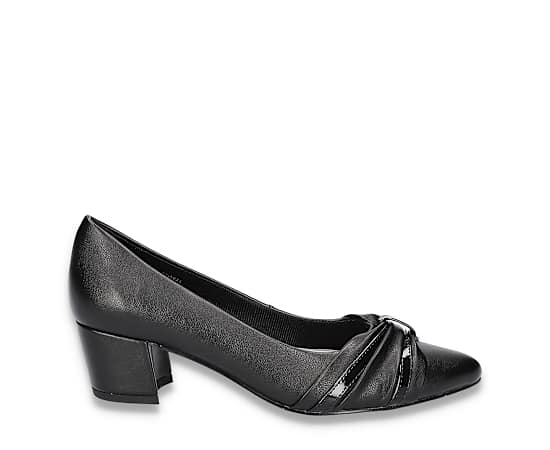 Easy Street Women's Millie Block Heel Pumps - Black