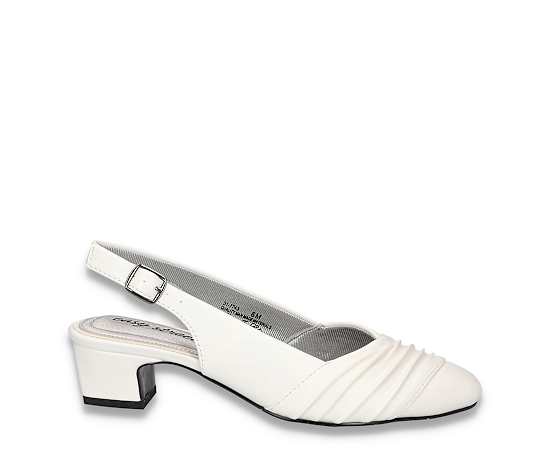 Easy Street Women's Bates Slingback Pumps - White