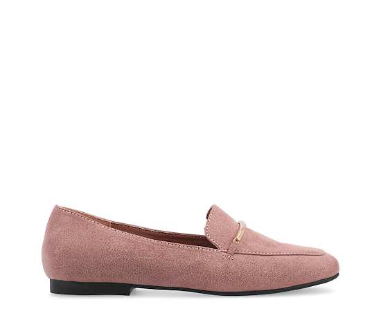 Journee Collection Wrenn Womens Moc Closed Toe Loafers, 7 Medium, Pink