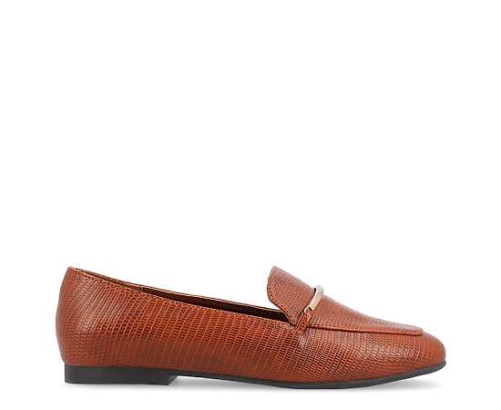Journee Collection Wrenn Womens Moc Closed Toe Loafers, 9 Medium, Brown