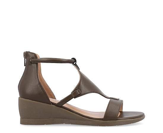 JOURNEE COLLECTION-WOMENS TRAYLE WEDGE SANDAL