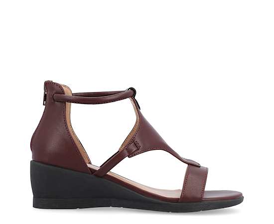 JOURNEE COLLECTION-WOMENS TRAYLE WIDE WEDGE SANDAL
