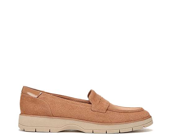 Dr. Scholl's Women's Nice Day Lug Sole Loafers - Brown Microfiber