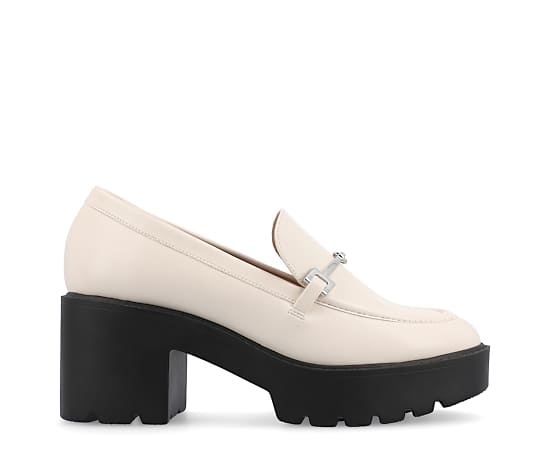 Journee Collection Womens Tru Comfort Foam Wide Width Kezziah Pumps - Ivory/Off White - 8.5w