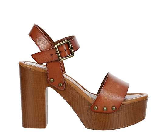 WOMENS APPLE PLATFORM SANDAL