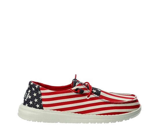 WOMENS WENDY AMERICANA SLIP ON SNEAKER