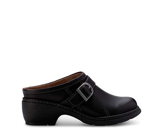 Eastland Cameron Womens Round Closed Toe Clogs, 9 Medium, Black