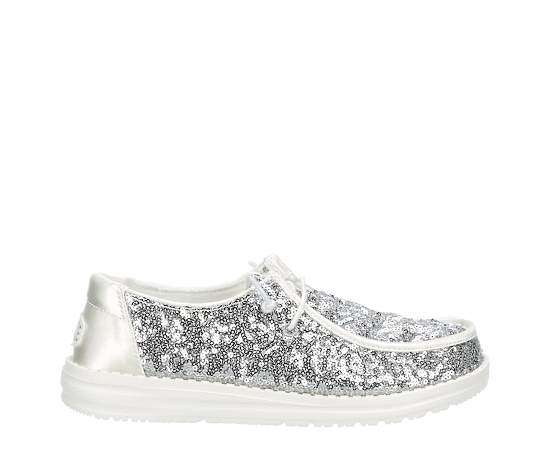 WOMENS WENDY SEQUIN SLIP ON SNEAKER