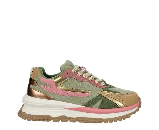 WOMENS LEO RETRO LACE UP SNEAKER