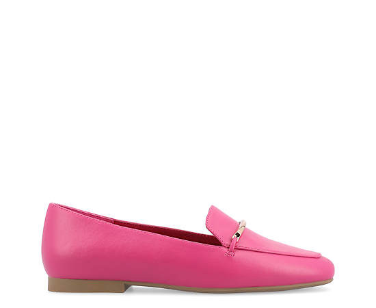 Journee Collection Wrenn Womens Moc Closed Toe Loafers, 7 1/2 Medium, Pink