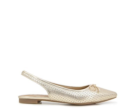 WOMENS PETRIA FLAT CASUAL SLINGBACK POINTED