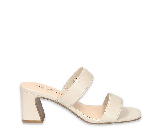Easy Street Women's Clovelle Slip-On Block Heel Sandals - Bone