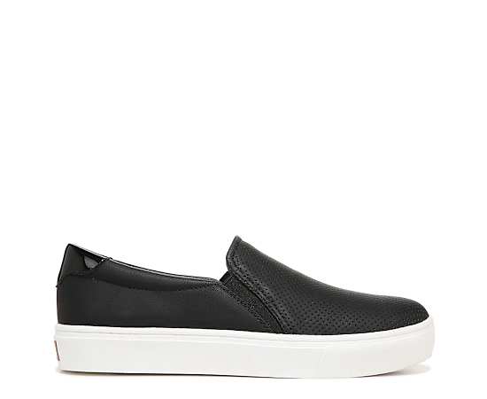 Dr. Scholl's Women's Nova Slip On Sneaker Shoes Black Faux Leather DRSCH 6.5 M