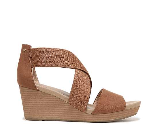 DR. SCHOLL'S-WOMENS BARTON BAND WEDGE SANDAL