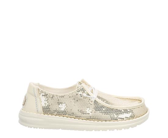WOMENS WENDY SEQUIN SLIP ON SNEAKER