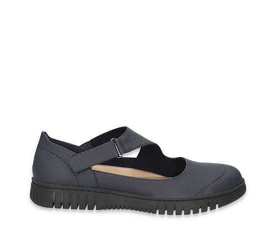 Easy Street Womens Joyful Round Toe Mary Jane Shoes, 8 1/2 Medium, Blue