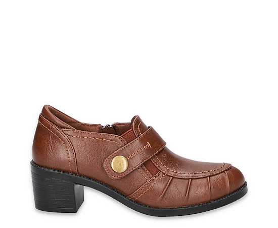 Easy Street Womens Ballad Clogs, 10 Medium, Brown