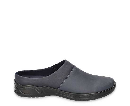 Easy Street Janalee Womens Round Closed Toe Mules, 7 Medium, Blue