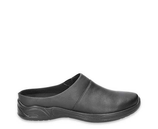 Easy Street Janalee Womens Round Closed Toe Mules, 7 Medium, Black