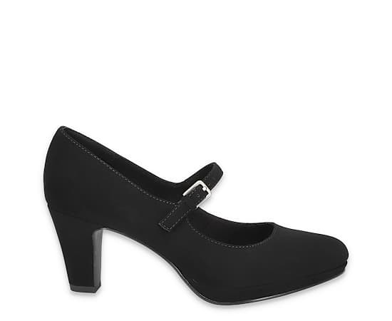 Easy Street Womens Zest Stiletto Heel Pumps, 9 Medium, Black