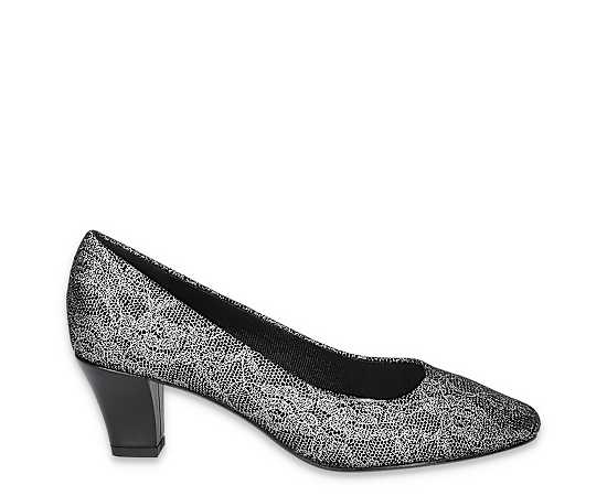 Easy Street Women's Ballari Pumps - Silver Lac
