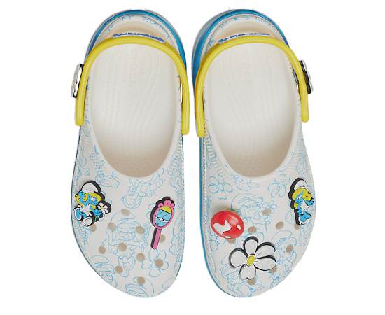 WOMENS SMURFS PLATFORM CLOG