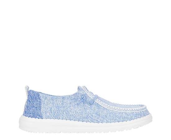 HEYDUDE WOMENS SIROCCO SPORT SLIP ON SNEAKER - WHITE