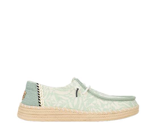 WOMENS WENDY ESPADRILLE RETRO PALM SLIP ON SNEAKER