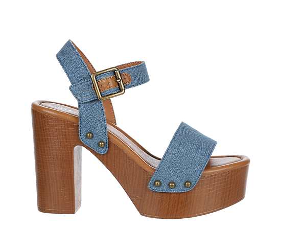 WOMENS APPLE PLATFORM SANDAL