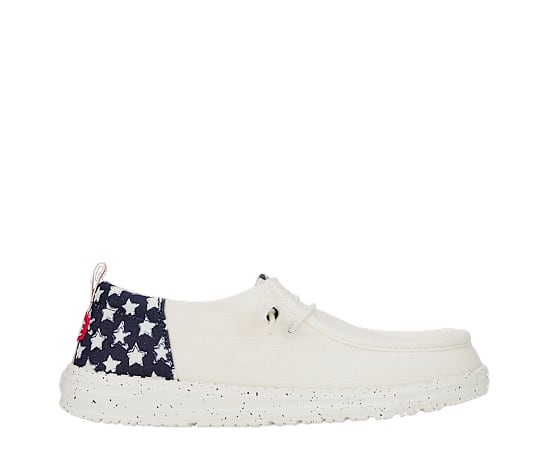 WOMENS WENDY FUNK AMERICANA STARS SLIP ON SNEAKER