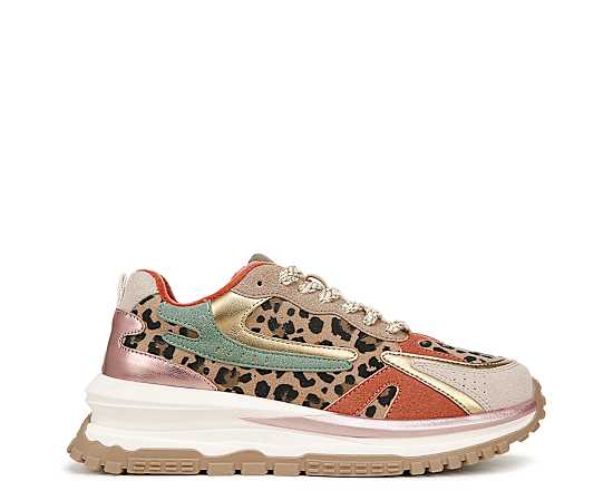 WOMENS LEO RETRO LACE UP SNEAKER