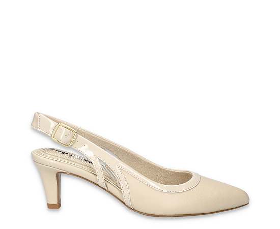 Easy Street Glisten Women's Bone Pump 6.5 N