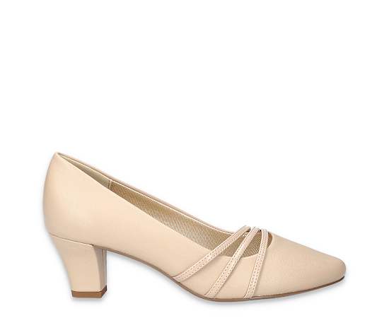 Easy Street Women's Cristiny Slip-On Pumps - Nude
