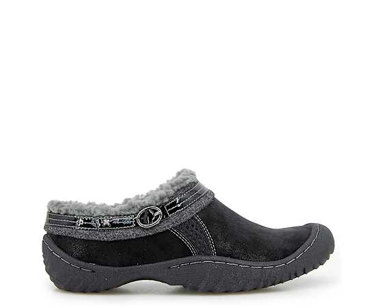 WOMENS GINGER FUR CLOG