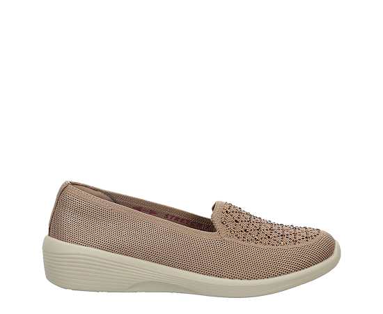 DR. SCHOLL'S WOMENS TIME OFF WIN PLATFORM SNEAKER - PINK