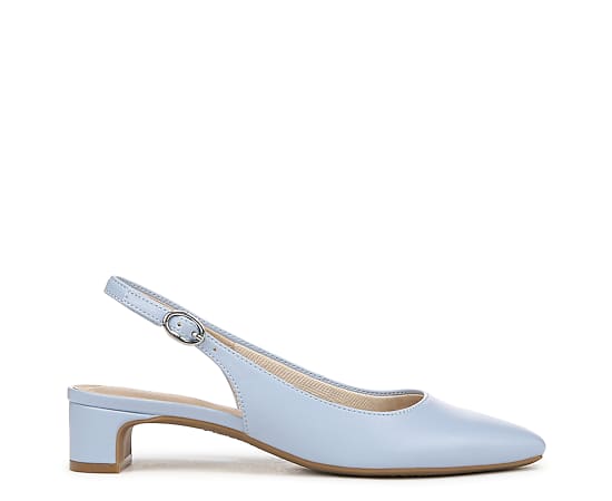 LifeStride Women's Lorena Pointed Toe Slingback Pumps - Ice Blue