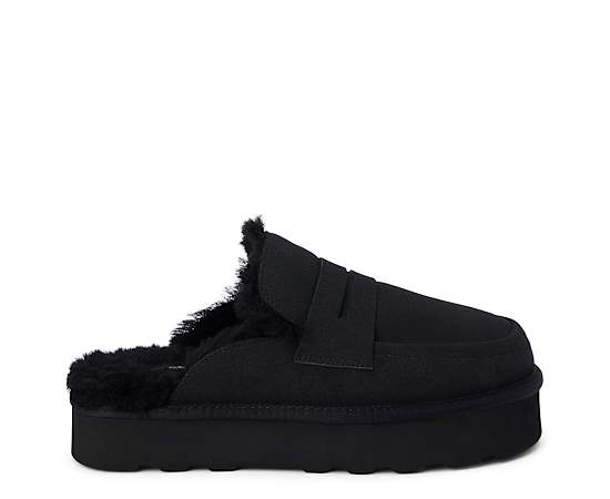 WOMENS STOWE CLOG VEGAN FAUX FUR