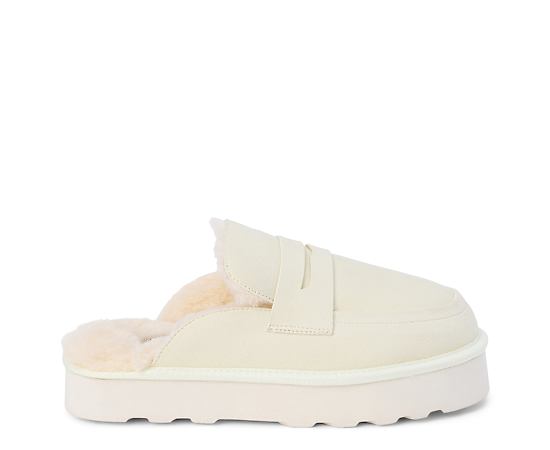 WOMENS STOWE CLOG VEGAN FAUX FUR