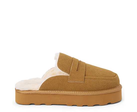 WOMENS STOWE CLOG VEGAN FAUX FUR