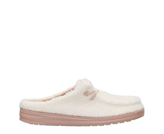 WOMENS WENDY SLIP SHERPA MULE SNEAKER