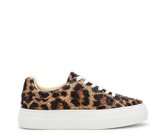 VOLATILE WOMENS WREN SANDAL - LEOPARD