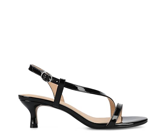 Journee Collection Womens Jemry Heeled Sandals, 8 Medium, Black