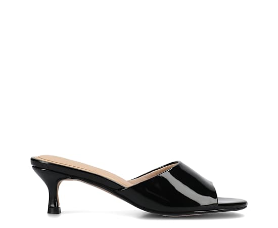 Journee Collection Womens Jeylah Heeled Sandals, 8 1/2 Medium, Black