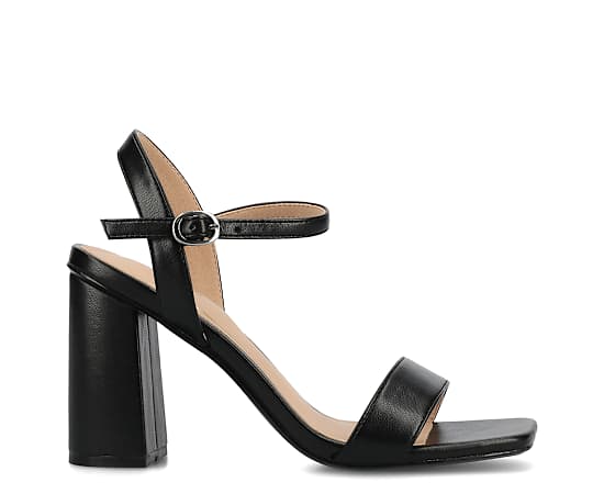 Journee Collection Womens Tivona Heeled Sandals, 10 Medium, Black