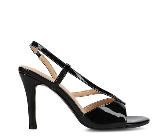 Journee Collection Womens Varra Heeled Sandals, 8 Medium, Black