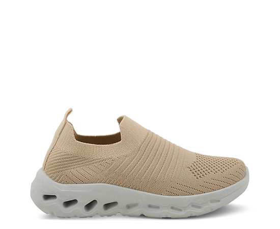 Flexus Women's Scruggs Athletic Sneaker with Mesh Upper - Beige