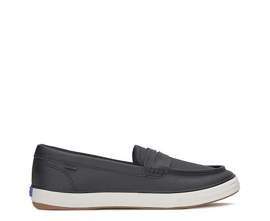 Keds Women's Center III Leather Loafer Sneakers in Black size 10 - W