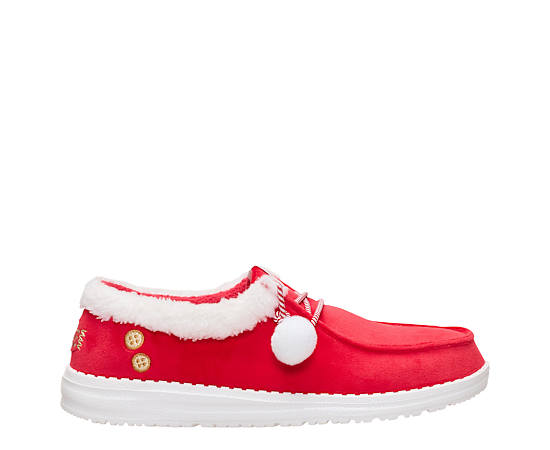 WOMENS WENDY MRS. CLAUS SLIP ON SNEAKER